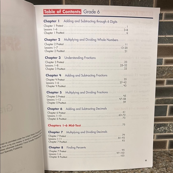 Sixth Grade Math Workbook Set - Picture 6 of 12